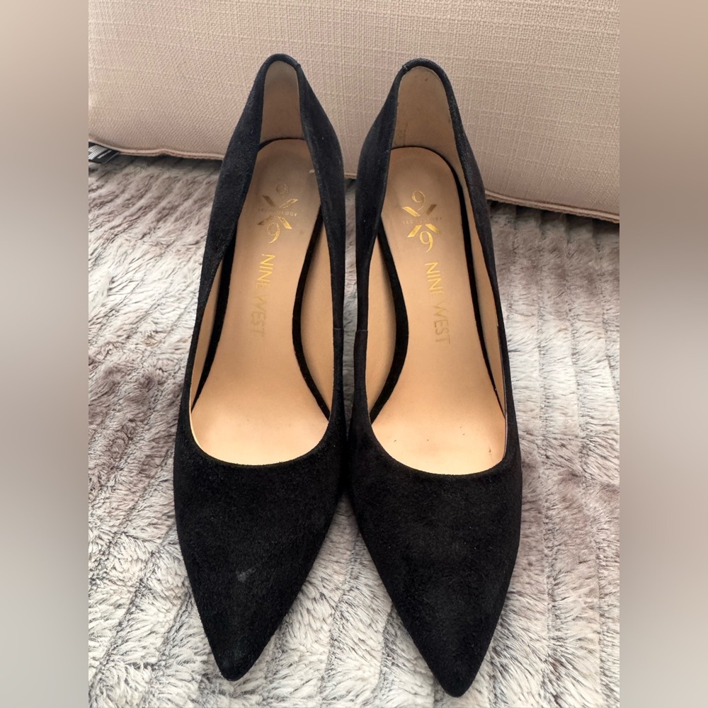 Nine West Astoria Suede Block Heels - Picture 4 of 11